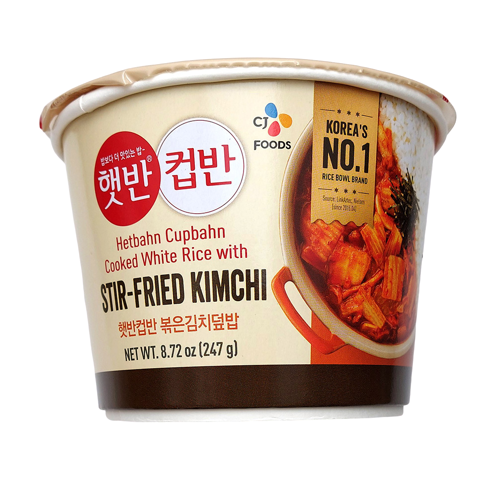 CJ 컵반 볶은 김치덮밥 247g - 1주문당 4팩 한정