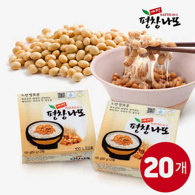 [무료별도배송][꽃마Fresh] 평창 나또 노랑콩 (50g x 20개)
