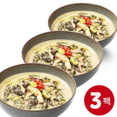 교동식품 - 버섯들깨탕 500g (실온보관) X 3팩 유통기한: 2026년 11월 4일