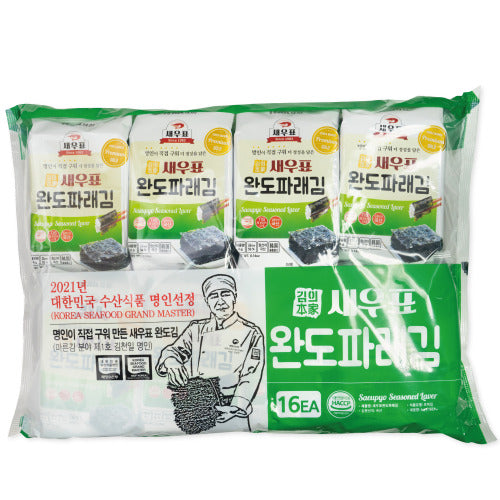 새우표 완도 파래 도시락김 (16봉)