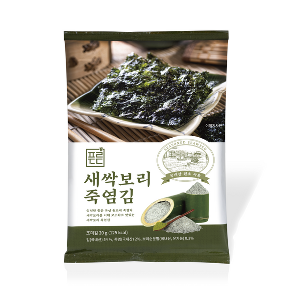 푸른디딤 - 새싹보리 죽염김 20g