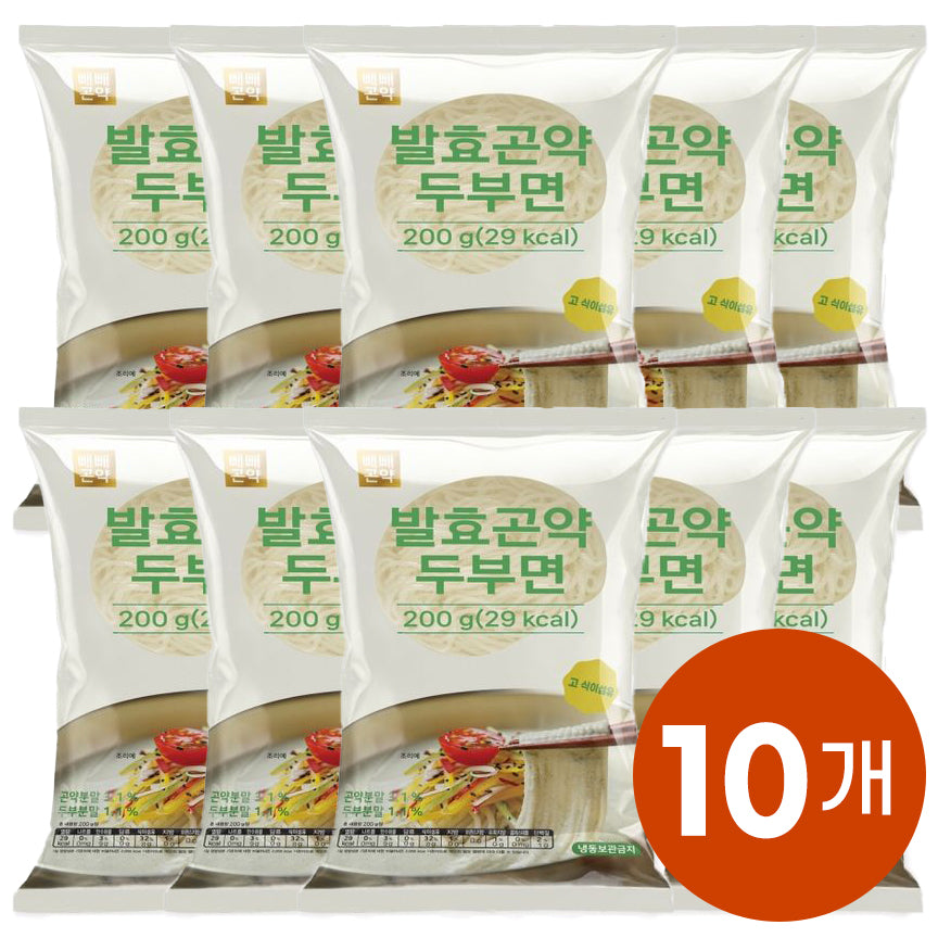 곤약닷컴 - 발효곤약 두부면 200g 1박스 (10개입)