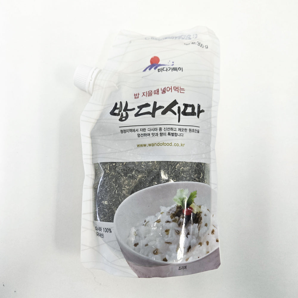 완도바다식품 - 밥지을 때 넣어먹는 밥다시마 300g