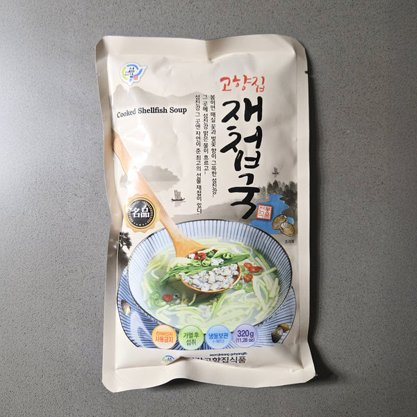 [무료별도배송][꽃마Fresh] 재첩국+바지락국 섬진강 맛집세트 5팩
