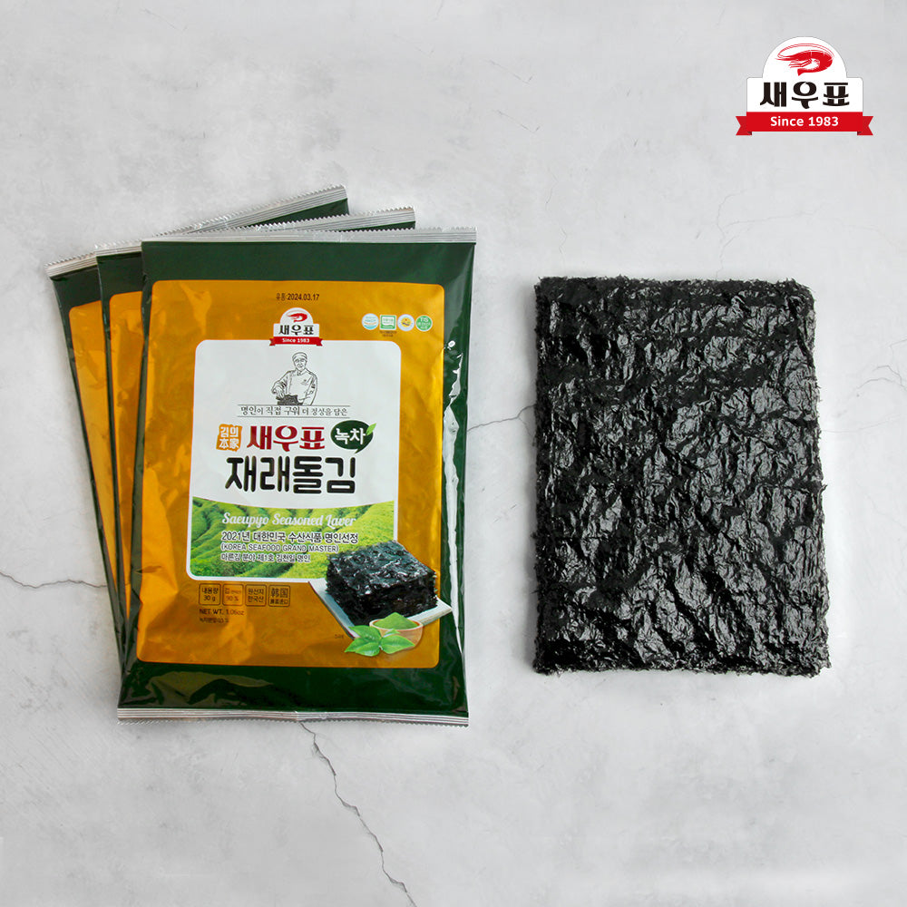 새우표 완도 녹차 재래돌김 전장 30g (5봉)