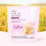 MADA 우리쌀 저당 현미 퍼핑칩 자색고구마 단호박맛 (30g) X 1봉