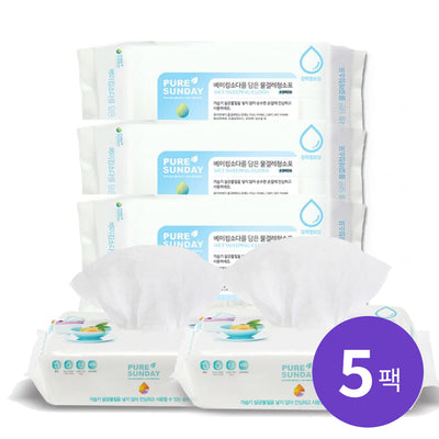 퓨어썬데이 - 베이킹소다 물청소포 30매 x 5팩