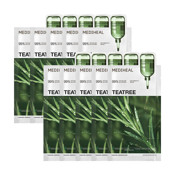 메디힐 - 티트리 에센셜 마스크 진정 수분 10매