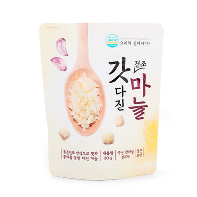 F&D - 갓 다진 건조 마늘 30g 유통기한: 2026년 7월 24일