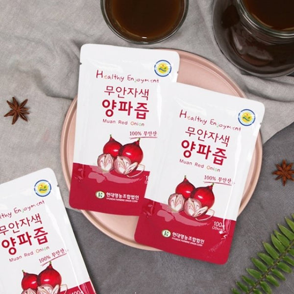 무안 자색 양파즙 (100ml x 30포) 유통기한:2025년 9월 17일