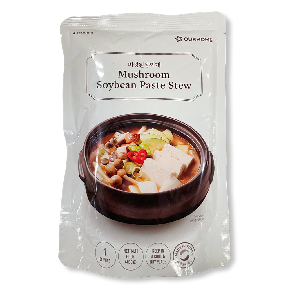 아워홈 - 버섯 된장찌개 400g (상온보관)
