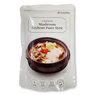 아워홈 - 버섯 된장찌개 400g (상온보관)