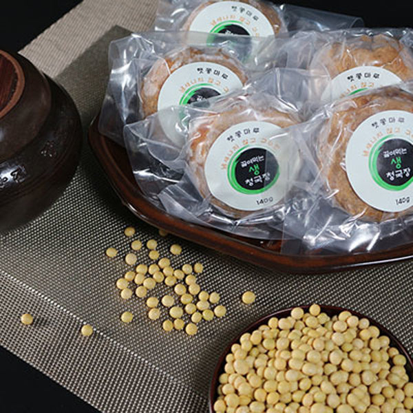 [무료별도배송][꽃마Fresh] 햇콩마루 끓여먹는 생 청국장(5개입) 2팩 세트