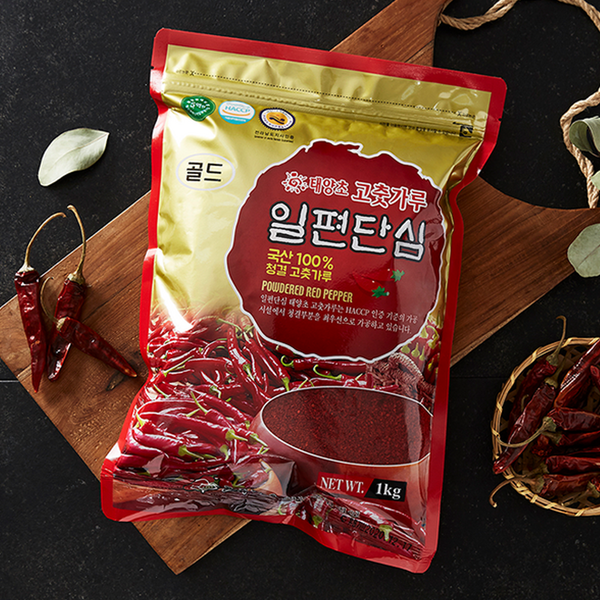 영광 일편단심 태양초 고춧가루 골드 (보통맛) 1kg
