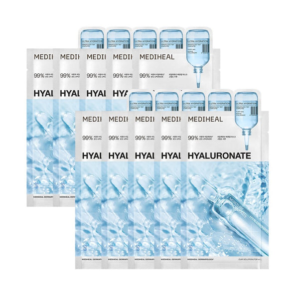 메디힐 - 히알루론산 에센셜 마스크 고밀도 수분 (10매)