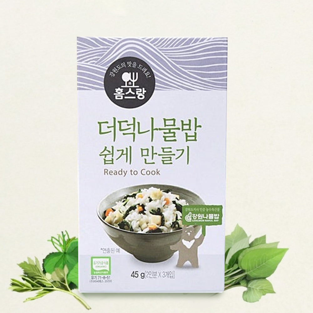 홈스랑 더덕나물밥 쉽게만들기 45g