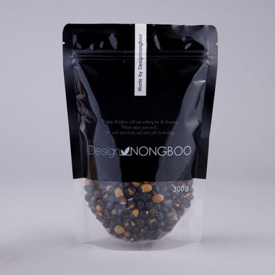 디자인농부 - 심심할 때 까망콩 뻥튀기 (300g)<br>유통기한 : 2025년 8월 8일