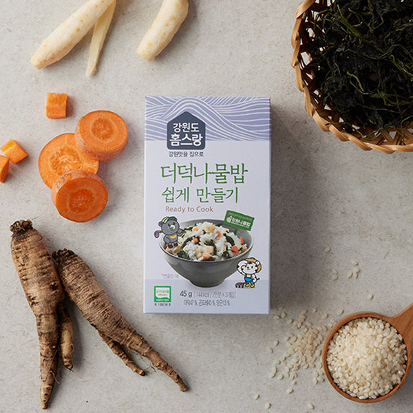 홈스랑 더덕나물밥 쉽게만들기 45g