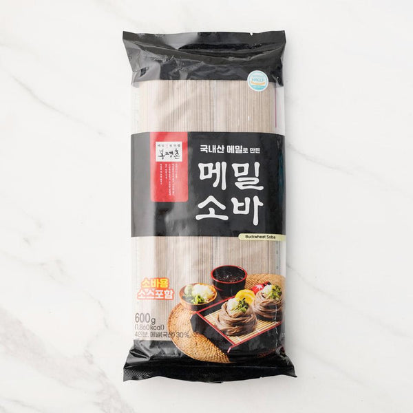 봉평촌 - 메밀소바 600g (소바용소스 포함)
