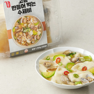 [꽃마Fresh] 고봉 만들어 먹는 수제비 (1,165g)