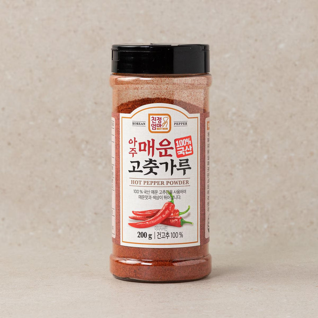 친정엄마 아주매운 햇 고춧가루 200g (2025년 수확)