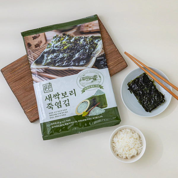 푸른디딤 - 새싹보리 죽염김 20g