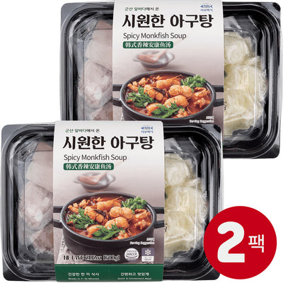 [무료별도배송] [꽃마Fresh] 어부백서 - 시원한 아구탕 600g X 2팩 유통기한 : 2027년 5월 27일