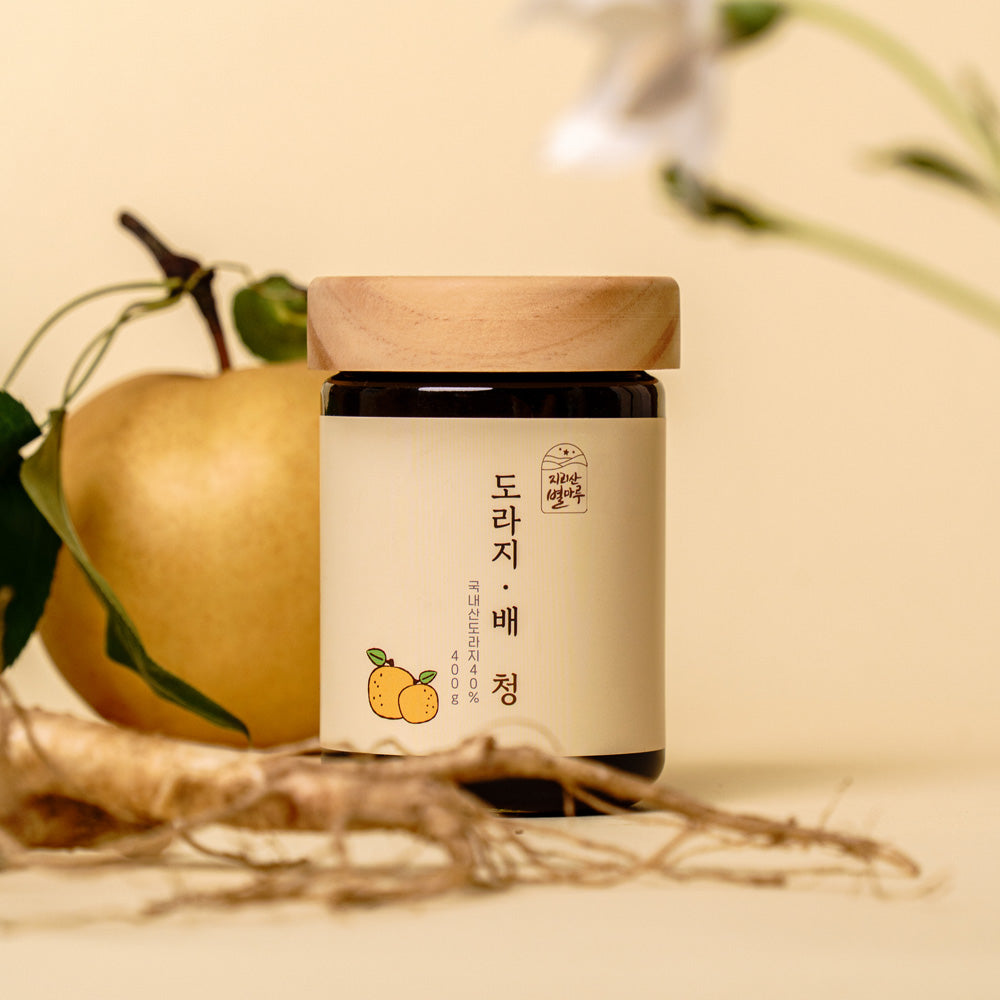 지리산 별마루 도라지 배 청 400g
