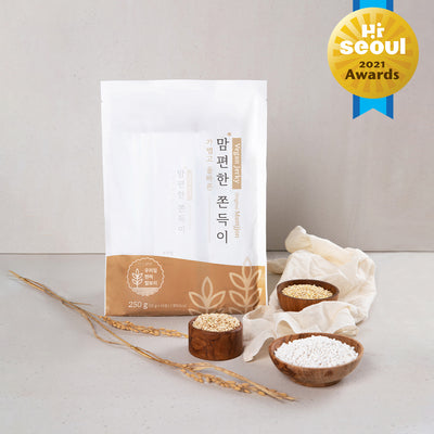 맘마레시피 - 맘편한 쫀득이 (250g)<br>유통기한 : 2025년 3월 3일