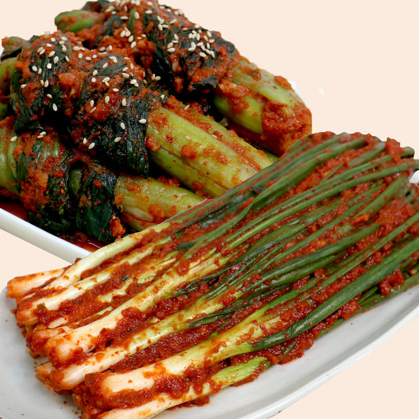 [무료별도배송] 전라남도 새벽팜 김치 - 파김치 2kg + 갓김치 2kg