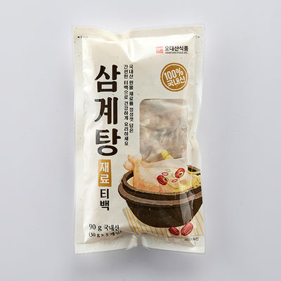 오대산식품 - 삼계탕 재료 티백 90g<br>유통기한 : 2027년 3월 16일
