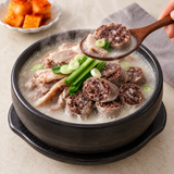 [무료별도배송] [꽃마Fresh] 뜨끈한 순대국 정식 세트 (순대2팩+설렁탕2인분)