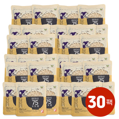 [무료별도배송]캐다 - 밥대신 75 칼로리 귀리 현미 곤약밥 110g x 30팩