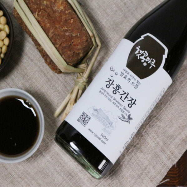 장흥식품 - 햇콩마루 전통한식간장 500ml