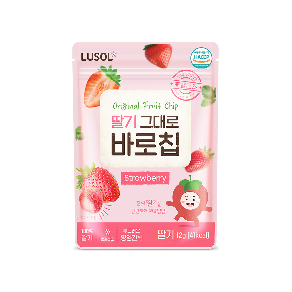 루솔 딸기 그대로 바로칩 12g