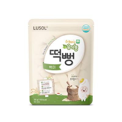 루솔 유기농 떡뻥 백미 30g