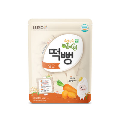 루솔 유기농 떡뻥 당근 30g