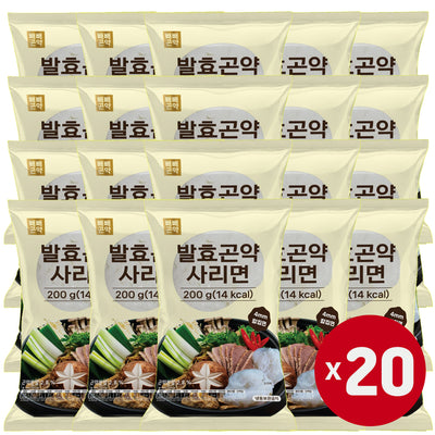 곤약닷컴 - 발효곤약 사리면 200g × 20개
