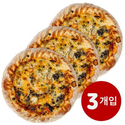 [꽃마Fresh] 지리산 발효검은콩 쌀피자 675g (3개입)