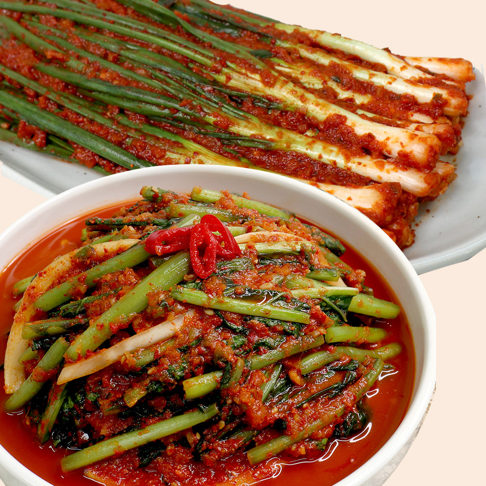 [무료별도배송] 전라남도 새벽팜 김치 - 열무김치 2kg + 파김치 2kg