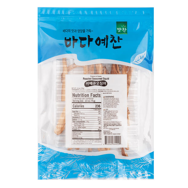 맛찬 - 바다예찬 바베큐 오징어 (160g)