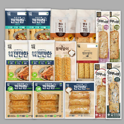 [무료별도배송] 푸짐한 삼진어묵 11종 세트 (총 15팩)