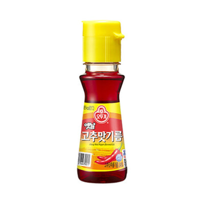 오뚜기 - 옛날 고추맛 기름 80ml </br> 유통기한 : 2023년 4월 13일