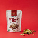 명인이 만든 찹쌀 고추부각 30g x 3봉 <br> 유통기한 : 2024년 1월 29일
