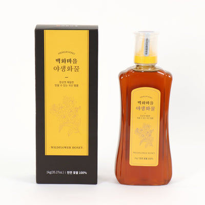 [1+1 백화마을 야생화꿀 1kg  Buy 1 Get 1 Free