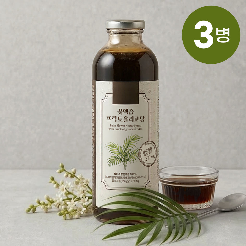 꽃마글로벌팜 꽃액즙 프락토올리고당 740g X 3병