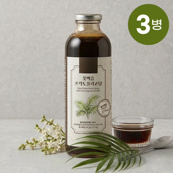 꽃마글로벌팜 꽃액즙 프락토올리고당 740g X 3병