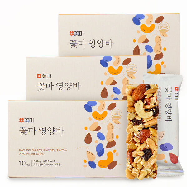 NEW 꽃마 영양바 30g x 10개입 x 3박스 유통기한: 2026년 12월 22일