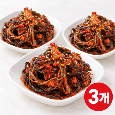 [무료별도배송][꽃마Fresh] 맛깔난 밑반찬 고들빼기 김치 (1LB X 3팩)