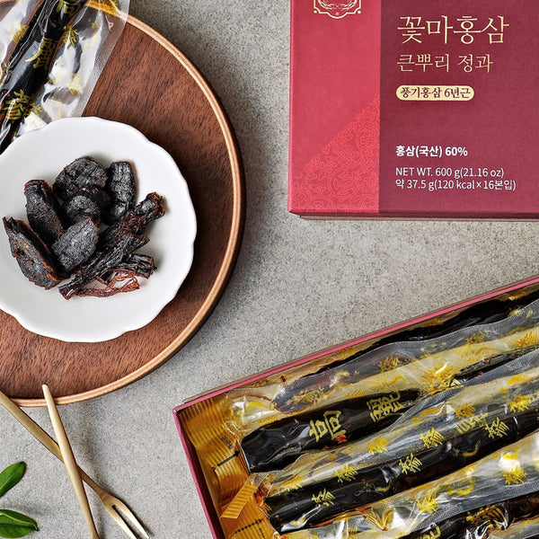 꽃마홍삼 큰뿌리 정과(37.5g*4본) 1박스